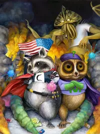 Пазл Супермены