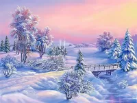 Пазл Суровая зима