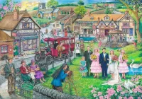 Пазл Свадьба в парке