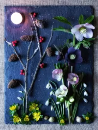 Пазл Свеча-луна