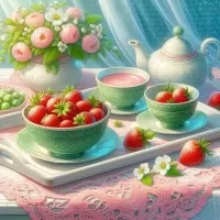 Пазл Свежая клубника