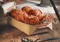 Пазл Свежие булочки