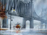 Пазл Свидание у моста