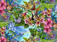 Пазл Танец бабочек