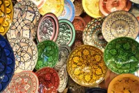 Пазл Тарелки на стене