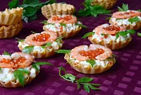 Пазл Тарталетки с икрой
