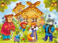 Пазл Теремок