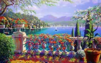 Пазл Terrace in Bellagio  