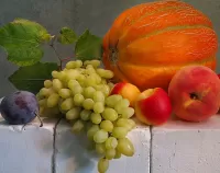 Пазл Тыква и виноград 