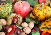 Пазл Тыквы и яблоко 