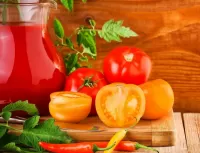 Пазл Томатный сок
