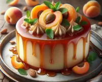 Пазл Торт с абрикосами 