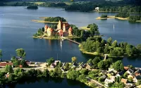Пазл Тракайский замок