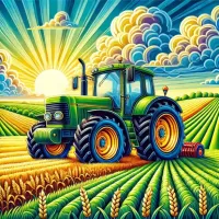 Пазл Трактор 