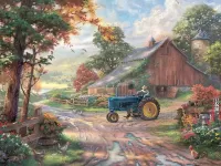 Пазл Тракторист