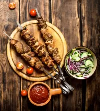 Пазл Три шампура