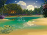 Пазл Тропики Луна