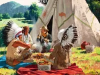 Пазл Трубка мира