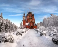 Пазл Церковь в Токсово