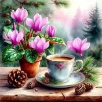 Пазл Цикламен