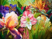 Пазл Цветы1
