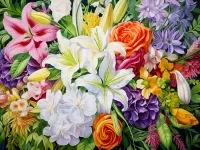 Пазл Цветы 