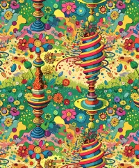 Пазл Цветы и пружины
