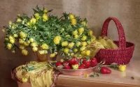 Пазл Цветы и ягоды
