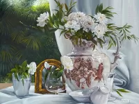 Пазл Цветы в кувшине