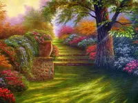 Пазл Цветочная аллея