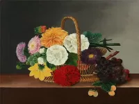 Пазл Цветочная корзина