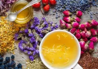 Пазл Цветочный чай