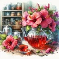 Пазл Цветочный чай