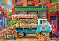 Пазл Цветочный фургон