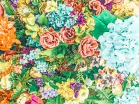 Пазл Цветочный сад