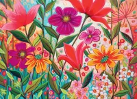 Пазл Цветочный узор