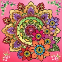 Пазл Цветочный узор