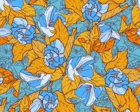 Пазл Цветочный витраж