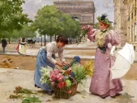 Пазл Цветочница