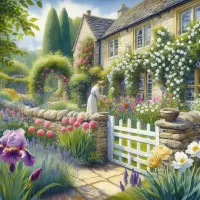 Пазл Цветочница