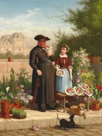 Пазл Цветочница