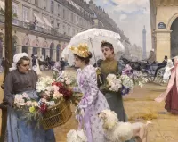 Пазл Цветочница