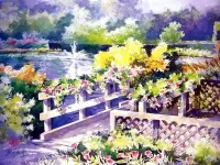 Пазл Цветущий сад