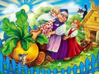 Пазл Тянем репку