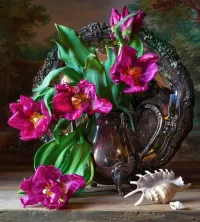 Пазл Тюльпаны