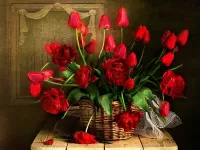 Пазл Тюльпаны
