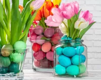 Пазл Тюльпаны 