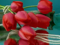 Пазл Тюльпаны и жемчуг