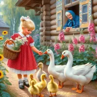 Пазл У бабушки 