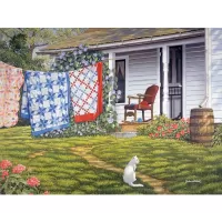 Пазл У крыльца